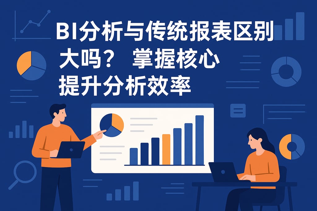 BI分析和传统报表区别大吗？掌握核心提升分析效率"
